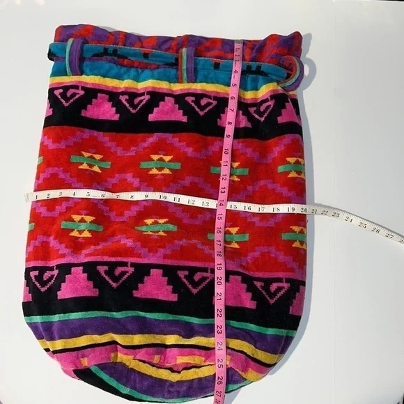 Hammacher Schlemmer Color X-Large Towel Tote Back Pack Beach Bonfire Vacation - Picture 8 of 13